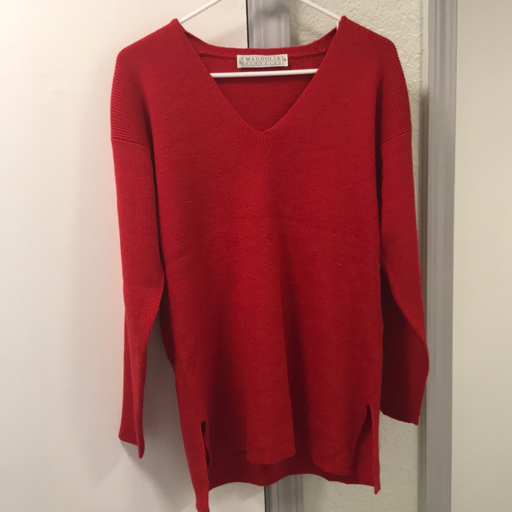 Magnolia Classic Pullover V-neck Sweater